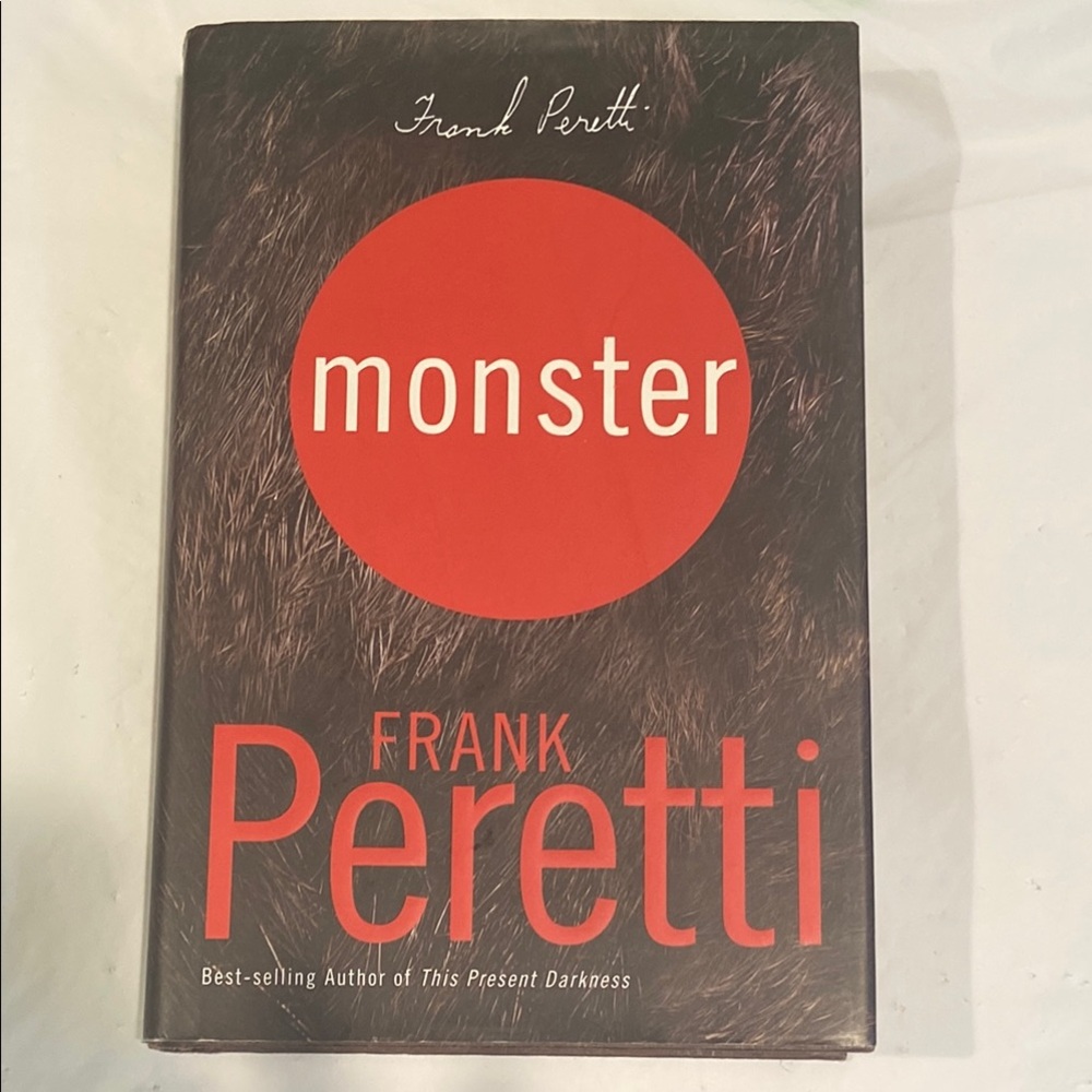 Monster by Frank Peretti- Hardcover Novel